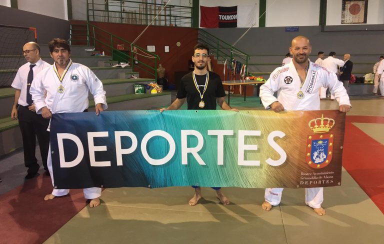 Tres granadilleros se alzan con un oro y dos platas en el Campeonato de Canarias de Jiu Jitsu