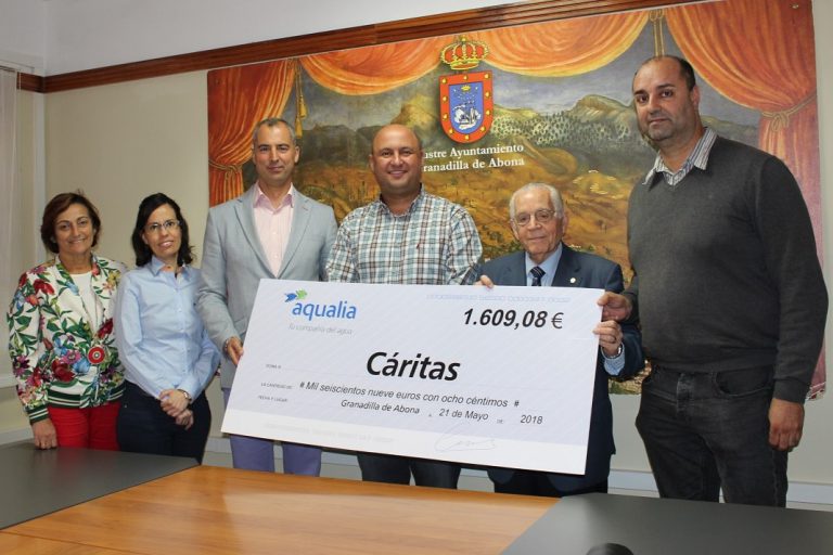 Aqualia colabora con la casa de acogida de Cáritas en el municipio tinerfeño de Granadilla de Abona 