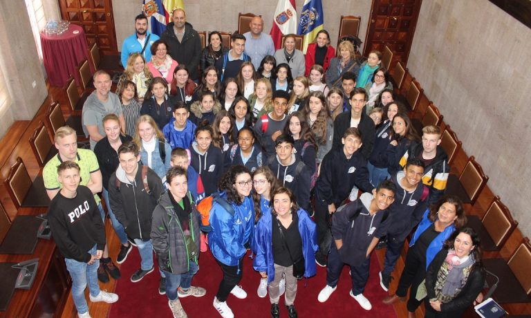 El Ayuntamiento agasaja a 40 estudiantes del Erasmus provenientes de Eslovenia, Polonia, Italia y Holanda