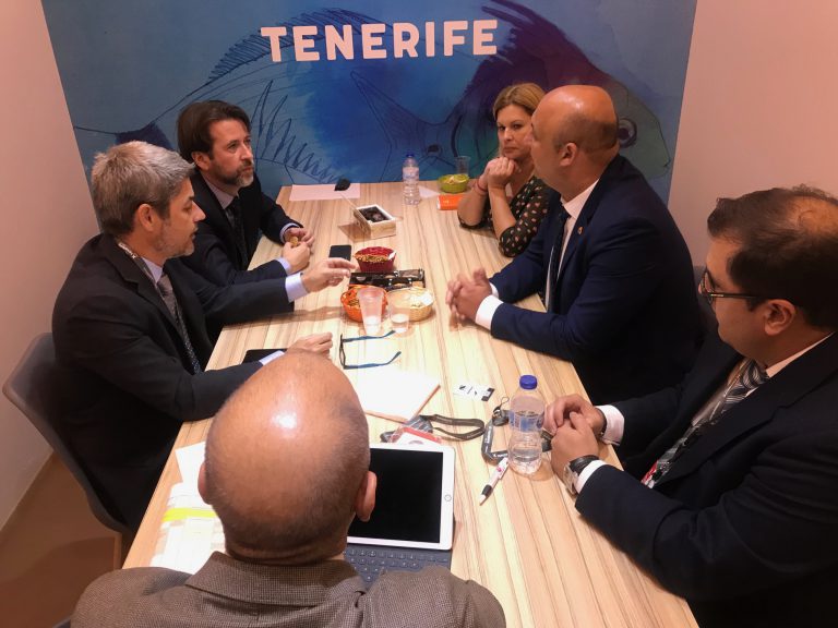 Ayuntamiento y Cabildo abordan la renovación del paseo frente al litoral de El Médano