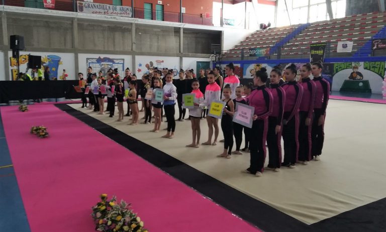 Las granadilleras se alzan con seis medallas de oro en el Campeonato Insular de Gimnasia Rítmica