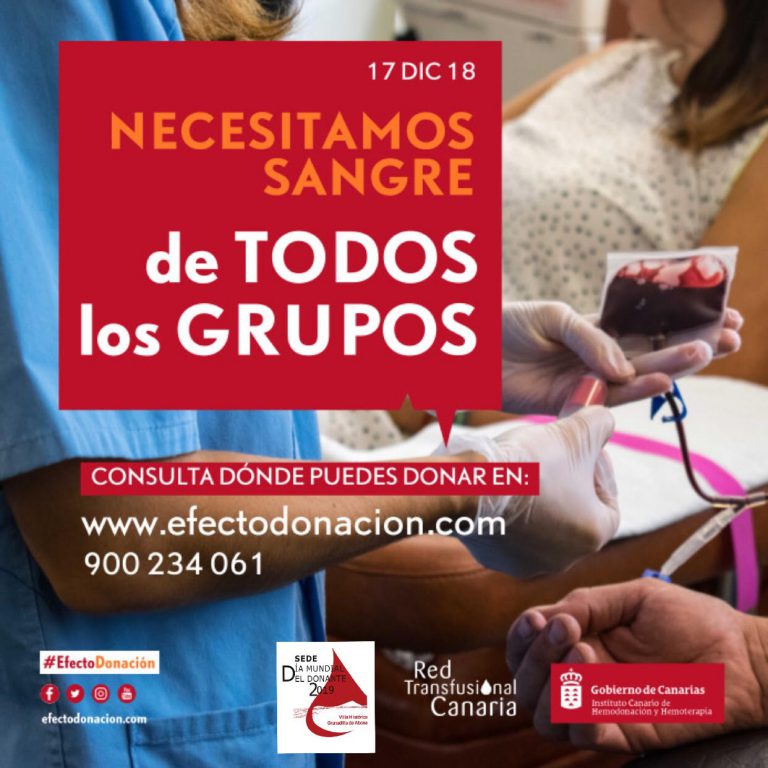 ¡Muchas personas necesitan tu sangre, también en Navidad!