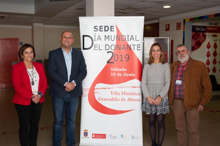 El ICHH presenta a Granadilla de Abona como sede provincial del Día Mundial del Donante de Sangre 2019