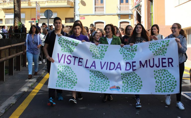 Granadilla de Abona alza la voz por una sociedad más igualitaria en el Día Internacional de las Mujeres