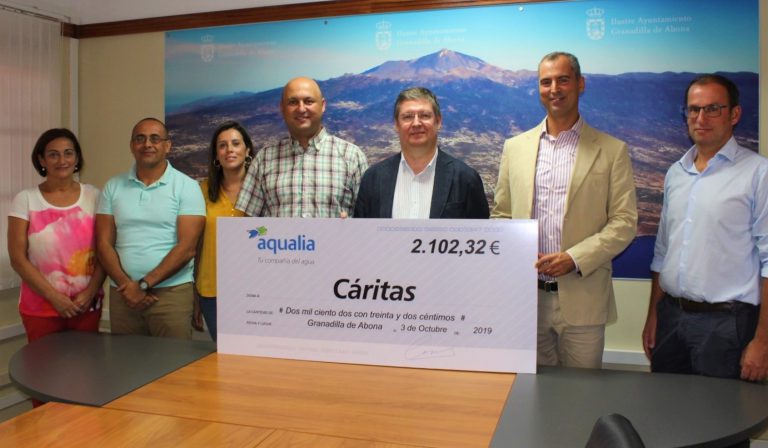 Aqualia colabora con la casa de acogida de Cáritas de Granadilla de Abona