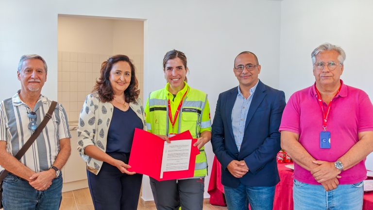 Ayuntamiento y SUC presentan el nuevo emplazamiento de la ambulancia de soporte vital básico con base en Granadilla de Abona