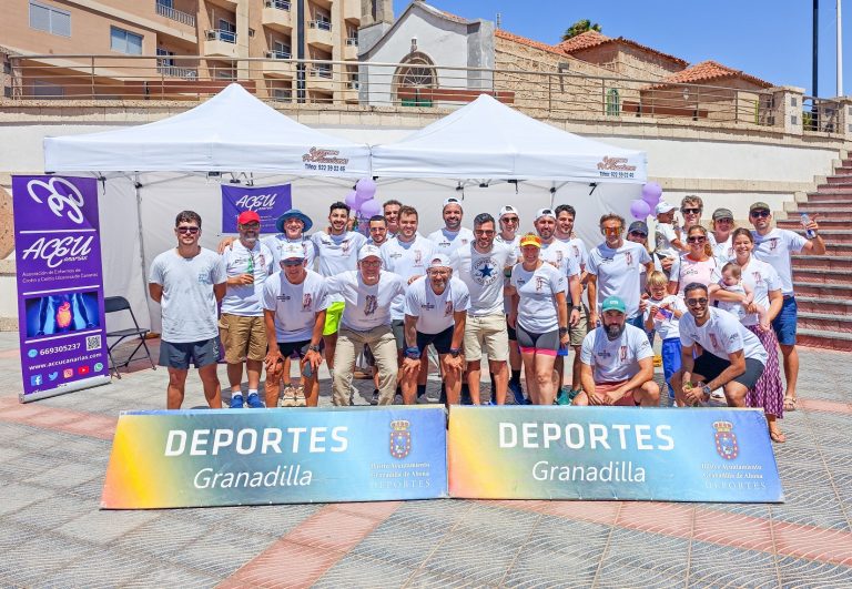 Granadilla de Abona recibe a los corredores del ‘Reto Amigos por el Crohn, Memorial Rosa’ en su V edición