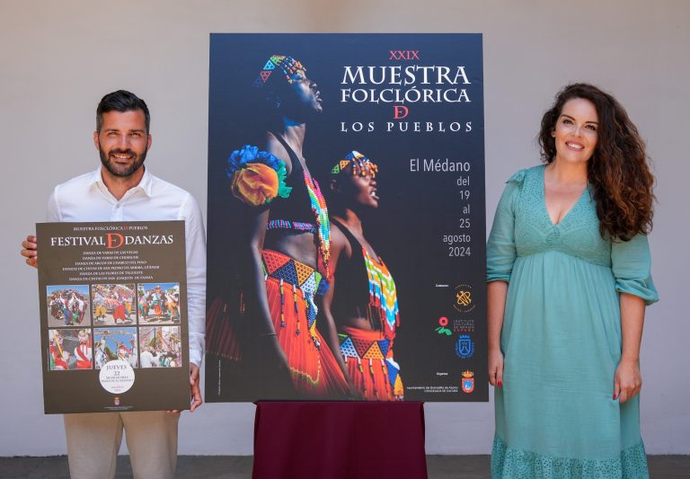 La plaza de El Médano acoge la celebración de la XXIX Muestra Folclórica de los Pueblos del 19 al 25 de agosto