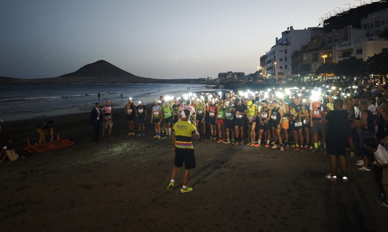 Jorge Hernández e Isa Salazar, ganadores del XI Trail Nocturno de El Médano