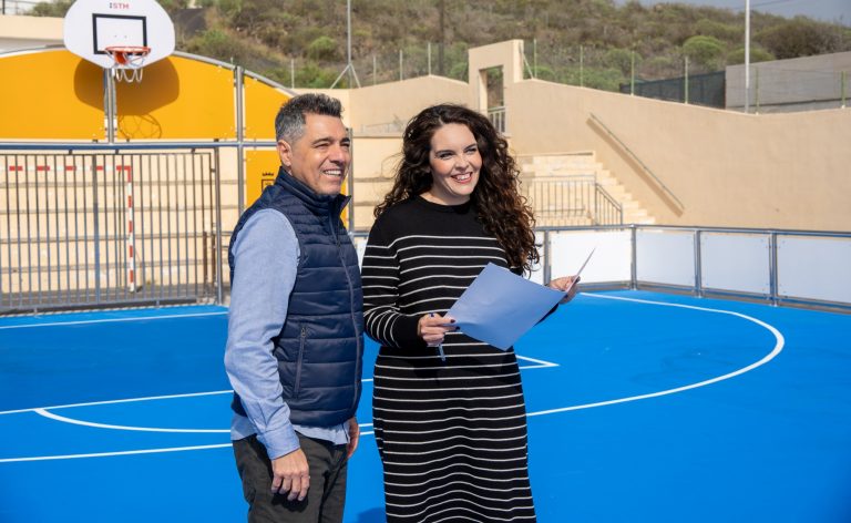 Granadilla de Abona cuenta con un pista multideporte totalmente renovada en el casco urbano