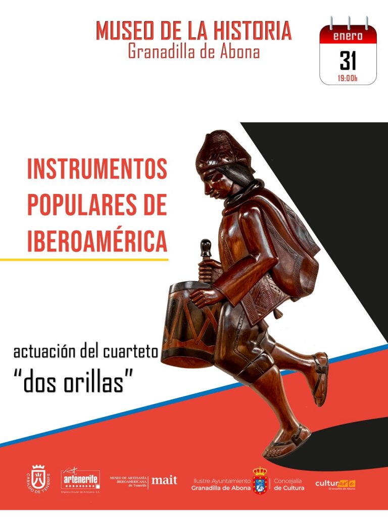 Una exposición sobre instrumentos de Iberoamérica se inaugura mañana en el Museo de Historia de Granadilla de Abona