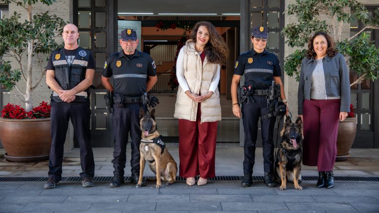 Granadilla de Abona dispone de una nueva unidad canina para la detección y control de sustancias estupefacientes