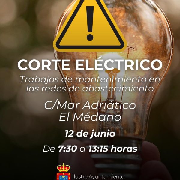 Aviso de corte eléctrico