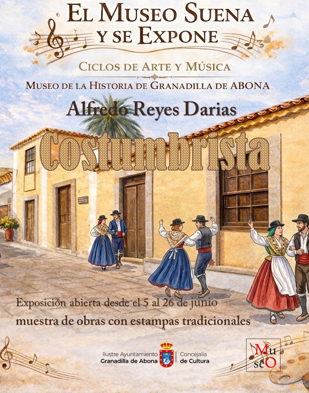 El Museo de la Historia acoge «Costumbrista», una muestra de las tradiciones canarias a través de la obra de Alfredo Reyes Darias