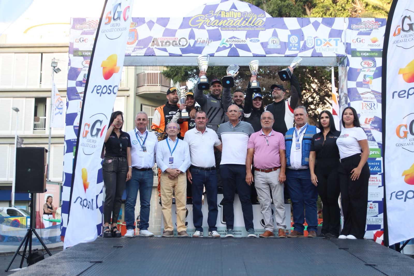 Alexis Martín y Borja Carmenati, vencedores de la 34ª edición del Rally Villa de Granadilla ‘Trofeo Repsol Grupo González Canarias’