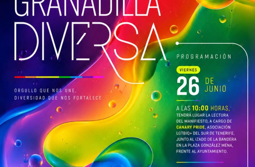 Granadilla de Abona celebra el Día del Orgullo LGTBIQ+ con actividades bajo el lema ‘Orgullo que nos une, diversidad que nos fortalece’