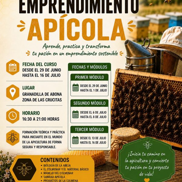 Granadilla de Abona impulsa el emprendimiento apícola con un aula experiencial pionera en el municipio