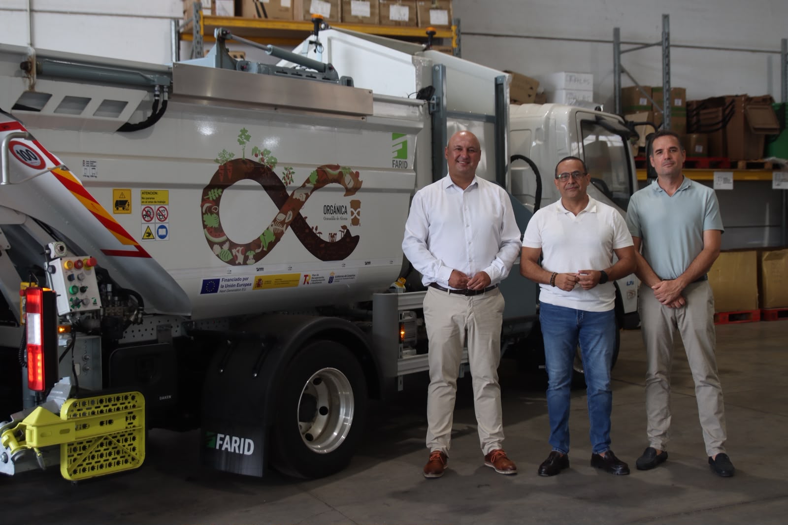 Granadilla de Abona incorpora dos nuevos camiones para reforzar la recogida de biorresiduos y avanzar en la economía circular