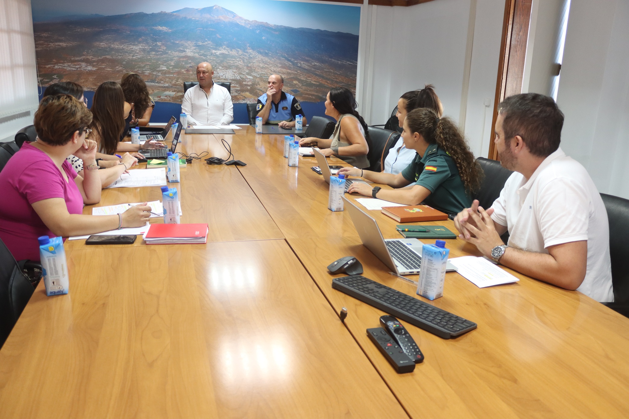 El Ayuntamiento de Granadilla de Abona acoge la Mesa de Coordinación Policial del Protocolo VioGén