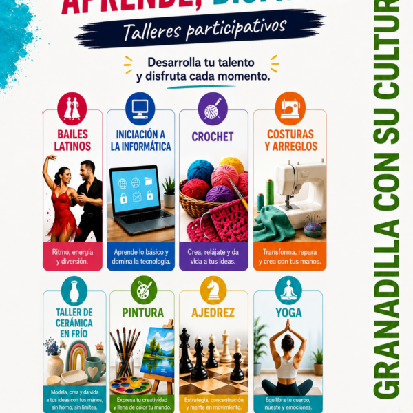 Granadilla de Abona retoma ‘Granadilla con su Cultura’ con una programación renovada de talleres participativos