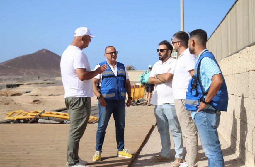 La actuación permitirá completar la rehabilitación el paseo hasta Los Balos y culmina una intervención integral que ha supuesto una inversión cercana a los 700.000 euros