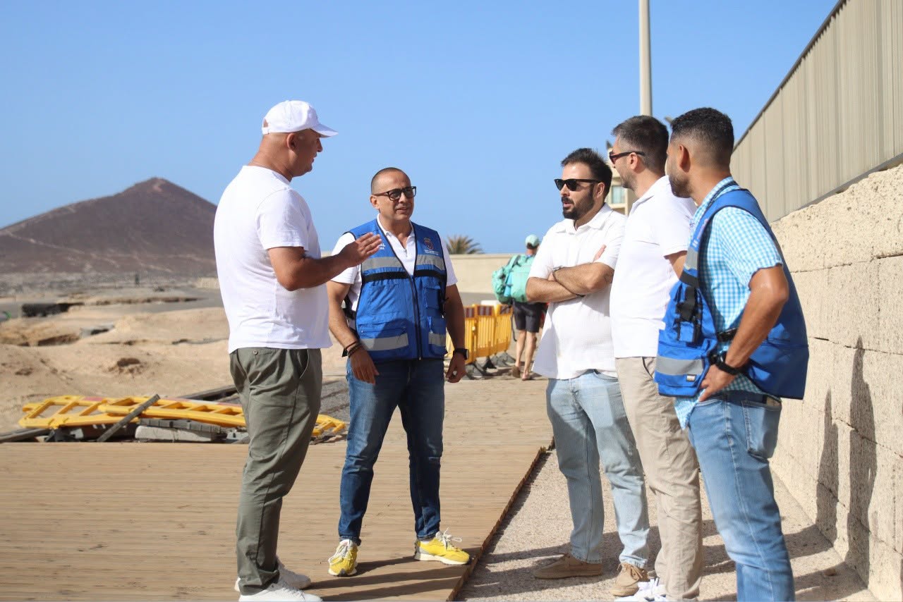 La actuación permitirá completar la rehabilitación el paseo hasta Los Balos y culmina una intervención integral que ha supuesto una inversión cercana a los 700.000 euros
