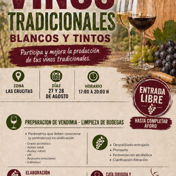 Granadilla de Abona impulsa la formación en la elaboración tradicional de vinos tradicionales