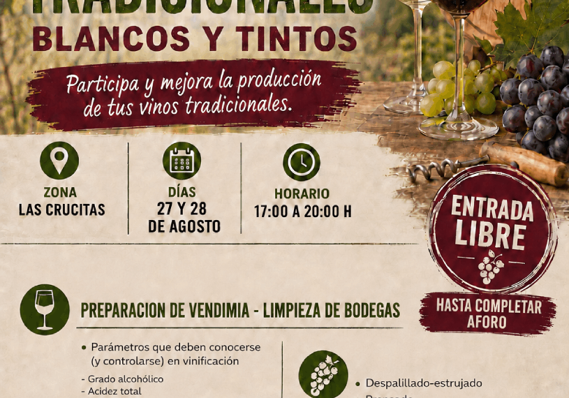 Granadilla de Abona impulsa la formación en la elaboración tradicional de vinos tradicionales