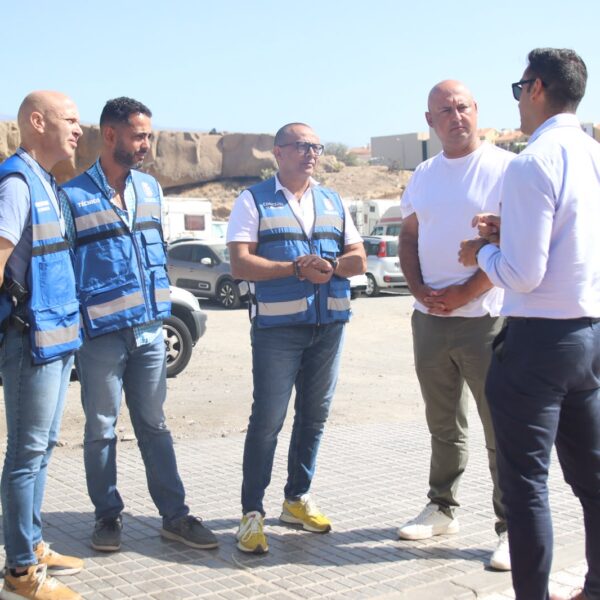 Granadilla establece un plan operativo de tráfico por las obras del parking modular de El Médano