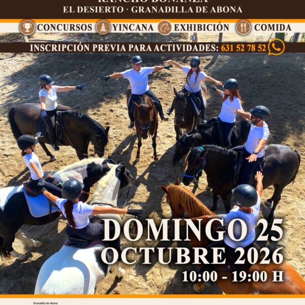 Granadilla de Abona celebra su II Feria Ecuestre para acercar el mundo del caballo a toda la familia