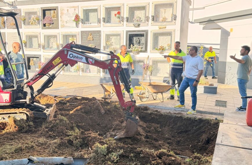 Granadilla de Abona licita la construcción de 40 nuevos nichos en el cementerio municipal